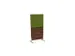 scheidingswand,HxB 1545x800mm,NP-tiepolo nut,BN7048-groen