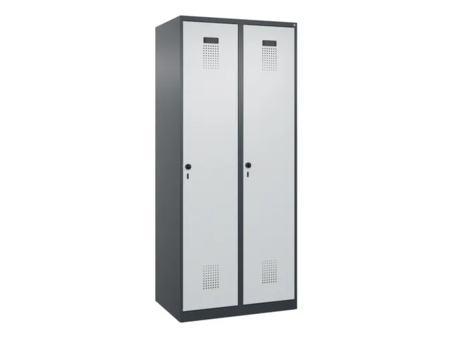 locker voor scheiding van kleding,HxBxD 1850x800x500mm,2vak