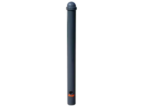 Trottoirpaal 900mmØ76mm Met Halve Kogel-kap Uitneembaar/Afsluitbaar