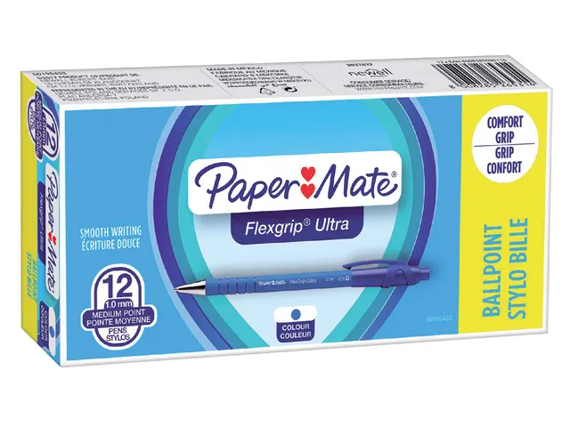 Balpen Paper Mate Flexgrip Ultra medium blauw