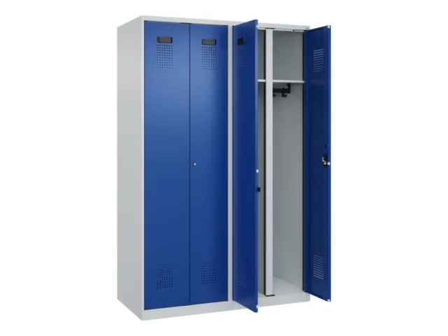 locker voor scheiding van kleding,HxBxD 1850x1200x500mm,4vak