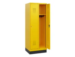 schoollocker,HxBxD 1630x600x500mm,2vak,vak B 300mm,cil.-slot,sokkel
