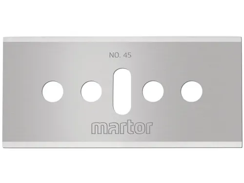 Reservemes Martor Industrie mesje nr. 45 rechthoekig 10 stuks