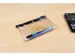Trousse Kangaro transparent 125x200mm, fermeture éclair noir