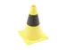 Cône DE Signalisation Jaune/Noir - 30cm