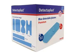 Detectaplast 8025 Pleister waterafstotend blauw 25x72mm 100 Stuks