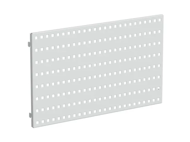 geperforeerde plaat,v. werktafel,ESD,HxB 300x470mm,staal,lichtgrijs