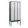 dubbeldekse locker,HxBxD 2120x900x500mm,3x2vak.,vak B 300mm,cil.-slot
