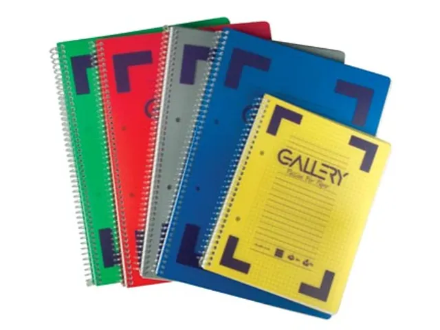 Traditional spiraalschrift A5 geruit 5 mm, assorti, 160 blz