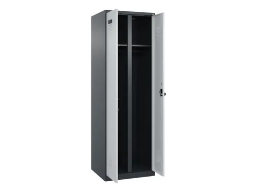 locker voor scheiding van kleding,HxBxD 1850x600x500mm,2vak