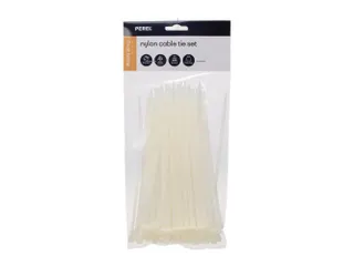 SET Met Nylon Kabelbinders - 4.6x200mm - WIT (100 ST.) - 2