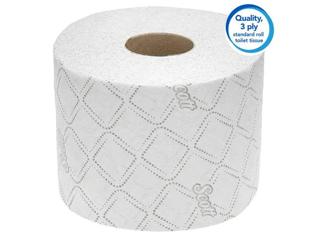 Toiletpapier Scott Control 3-laags 350vel wit 8518