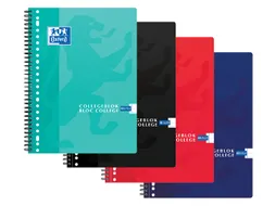 Collegeblok Oxford School Scribzee A4 23-Gaats Ruit 10Mm 80Vel Assorti
