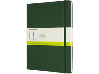 Notitieboek Moleskine XL 190x250mm blanco hard cover myrtle green - 2
