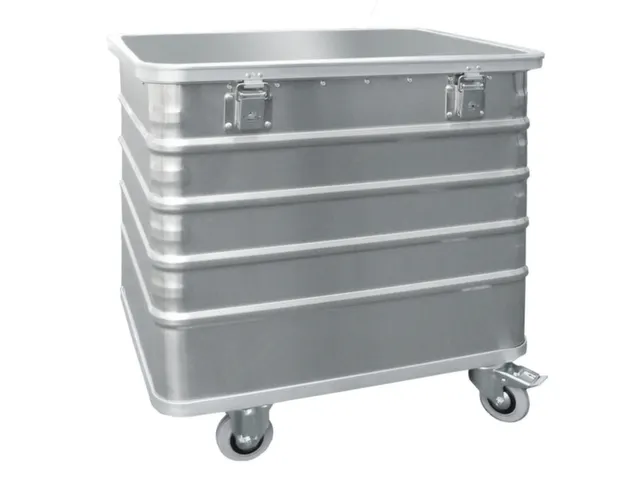 Bakwagens Aluminium Deksel 200kg 740x730x580mm 223l