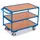 Tafelwagen 250kg 850x500mm 3 Etages Houten Plaat Horizontale Beugel