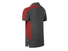 Havep 10074 polo, grafiet/rood, maat 2XL, per stuk