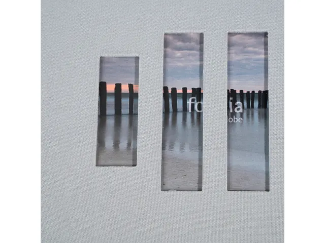 Fotoalb ZEN 32x32cm 60bl grijs