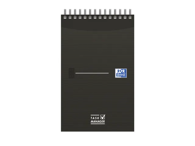 task manager 125x200mm Essen tials 140 pages 2 colors assorted
