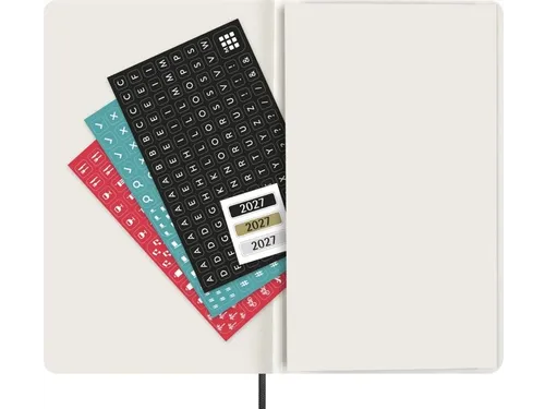 Agenda 2027 Moleskine 12M Planner Weekly 7dag/1pagina large sc black
