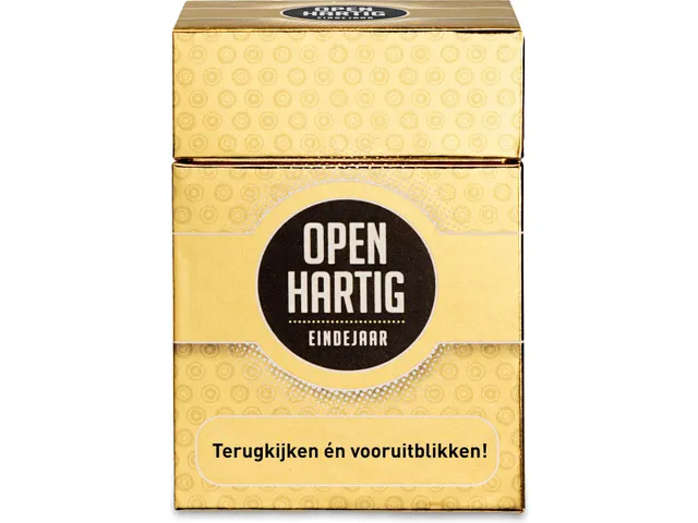 Kaartspel Openhartig Eindejaar display à 17 stuks assorti 7+