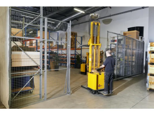 schuifdeur,v. scheidingswandsysteem,HxB 2200x900mm,hangslot,staal