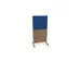 scheidingswand,HxB 1545x800mm,NT-cherry,BN6016-blauw