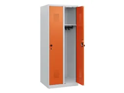 schoollocker,HxBxD 1530x600x500mm,2vak,vak B 300mm,draaigrendel