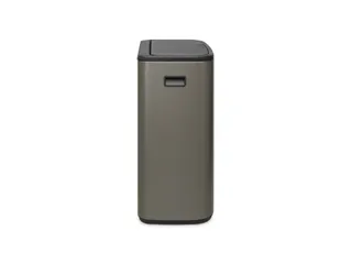 Afvalbak Bo Touch Bin 2x30 Liter Platina - 3