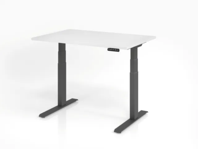 Av. régl. él. hauteur bureau assis/debout,HxlxP 640-1290x1200x800mm