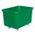 Verrijdbare Rechthoekige Bak 340 Liter Hxbxd 711X991X686Mm Pe Groen