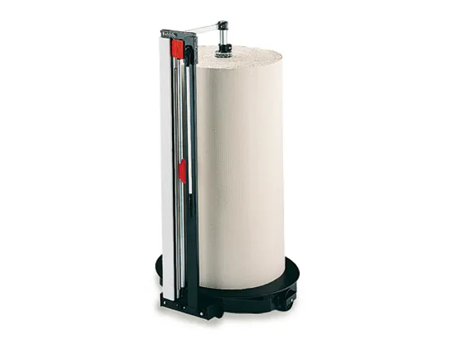 Snijapparaat Verticale Afroller Snijbr 1250mm Rol-Ø 700mm 1550x780mm