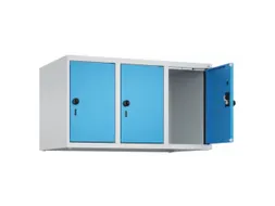 opzetkast,v. locker,3vak.,vak B 300mm,HxBxD 500x900x500mm,draaigrendel