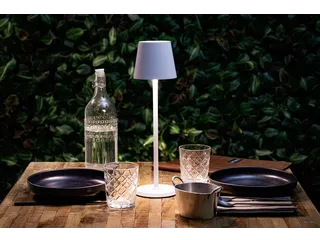 Securit Tafellamp Feline LED Wit oplaadbaar USB dimbaar - 12