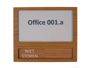 Premium Deurbord Houtlook met schuifbord Niet Storen 150x130mm - 1