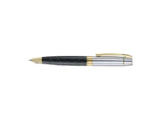 Balpen Sheaffer 300 E9347 Engraved matt black shiny chrome cap - 7