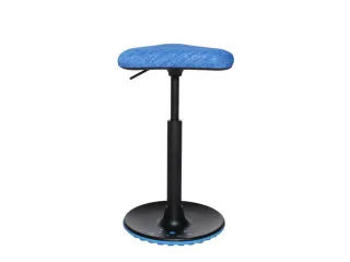 Zit-/stahulp Beweeglijk Zitmechanisme Triangelzitting Blauw Stof - 1