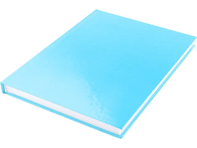 Dummyboek Kangaro A5 blauw pastel hard cover 80 blad blanco 100 grams