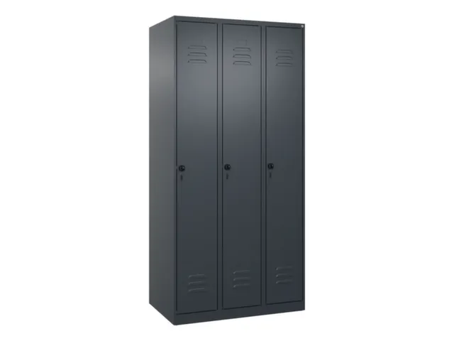 locker voor scheiding van kleding,HxBxD 1850x900x500mm,3vak