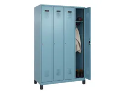 locker,HxBxD 1950x1200x500mm,4vak,vak B 300mm,cil.-slot,voeten