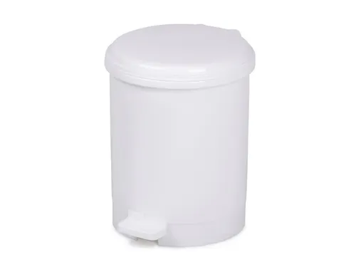 Pedaalemmer CEP 20 liter wit met soepel voetpedaal