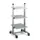 ESD bijzetwagen draagverm. 150kg 3etage(s) laadvl. LxB 650x530mm houte