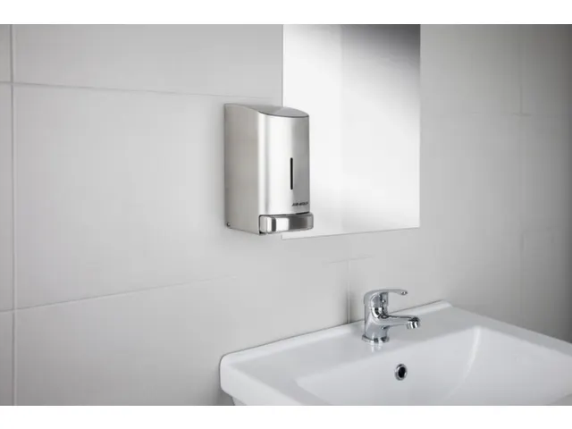 distributeur de savon/désinfectant,HxlxP 208x102x124mm,0,8l