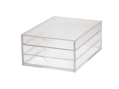 Acryl Ladenblok A4 3 Laden Transparant