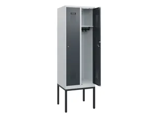 schoollocker,HxBxD 1950x600x500mm,2vak,vak B 300mm,cil.-slot - 1