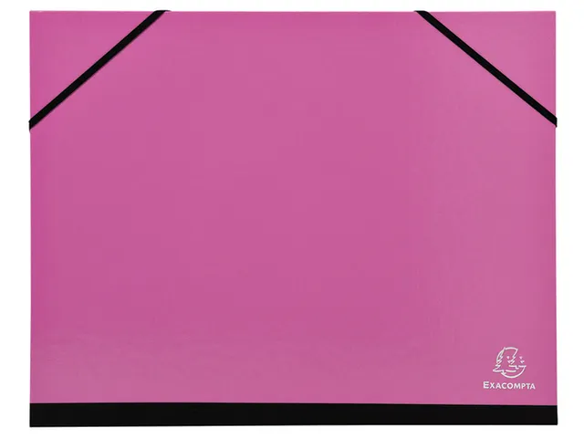 Tekenmap Exacompta Iderama 26x33cm met elastieke sluiting assorti