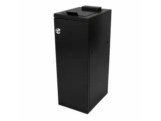 Modulaire Afvalbak met Deur en Zakhouder 60 liter Mat Zwart - 3