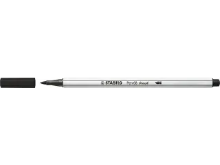 Brushstift STABILO Pen 568/46 zwart - 1