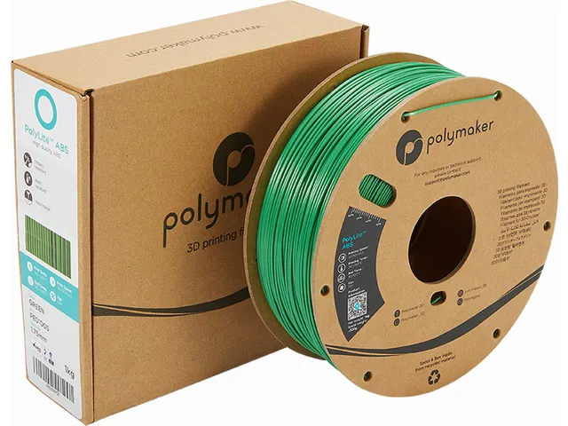 Polymaker PolyLite ABS filament 1,75 mm Groen 1kg