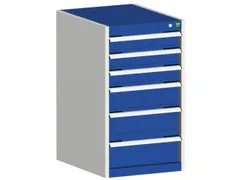 ladekast HxBxD 900x525x650mm 6laden romp RAL7035 front RAL5010